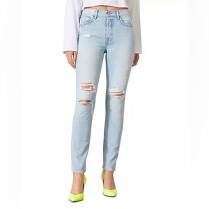 GRLFRND Karolina Ripped Skinny Jeans in Don't Speak